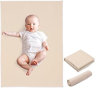 Vegan Leather Portable Changing Pad - Waterproof Compact Baby Changing Mat - Foldable Travel Diaper Changing Pad, Newborns (Olive Branch with Strap, 20"*28") PHOEBUS BABY