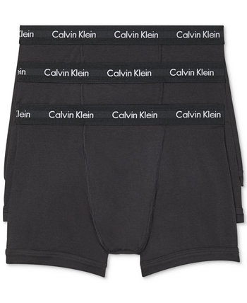 3 пары мужских трусов-боксеров из хлопка стрейч Calvin Klein