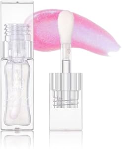 Magic Color Changing Moisturizing Lip Glow Oil Plumping Glimmer Glow Lipstick, Hydrating Lip Gloss Lip Balm Transparent Lip Care, Long Lasting Moisturizing Non-sticky Fresh Texture Lip Oil BANGFENG