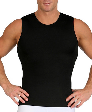 Мужская компрессионная рубашка без рукавов с круглым вырезом Power Mesh Instaslim