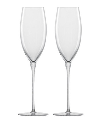 Шампанское Highness ручной работы 8,45 унций, набор из 2 шт. Zwiesel Glas