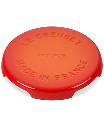 Эмалированная чугунная фирменная круглая подставка диаметром 8,8 дюйма Le Creuset