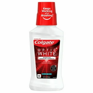 Colgate Optic White Alcohol Free Mouthwash, Fresh Mint - 8 Oz Visit the Colgate Store