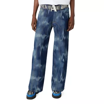 Graphic Low-Rise Jeans Ahluwalia