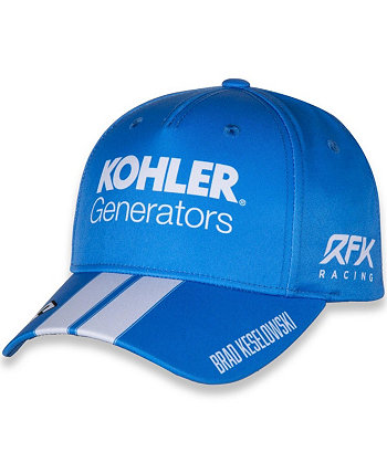 Мужская регулируемая кепка в форме Брэда Кеселовски голубого и белого цвета Rfk Racing
