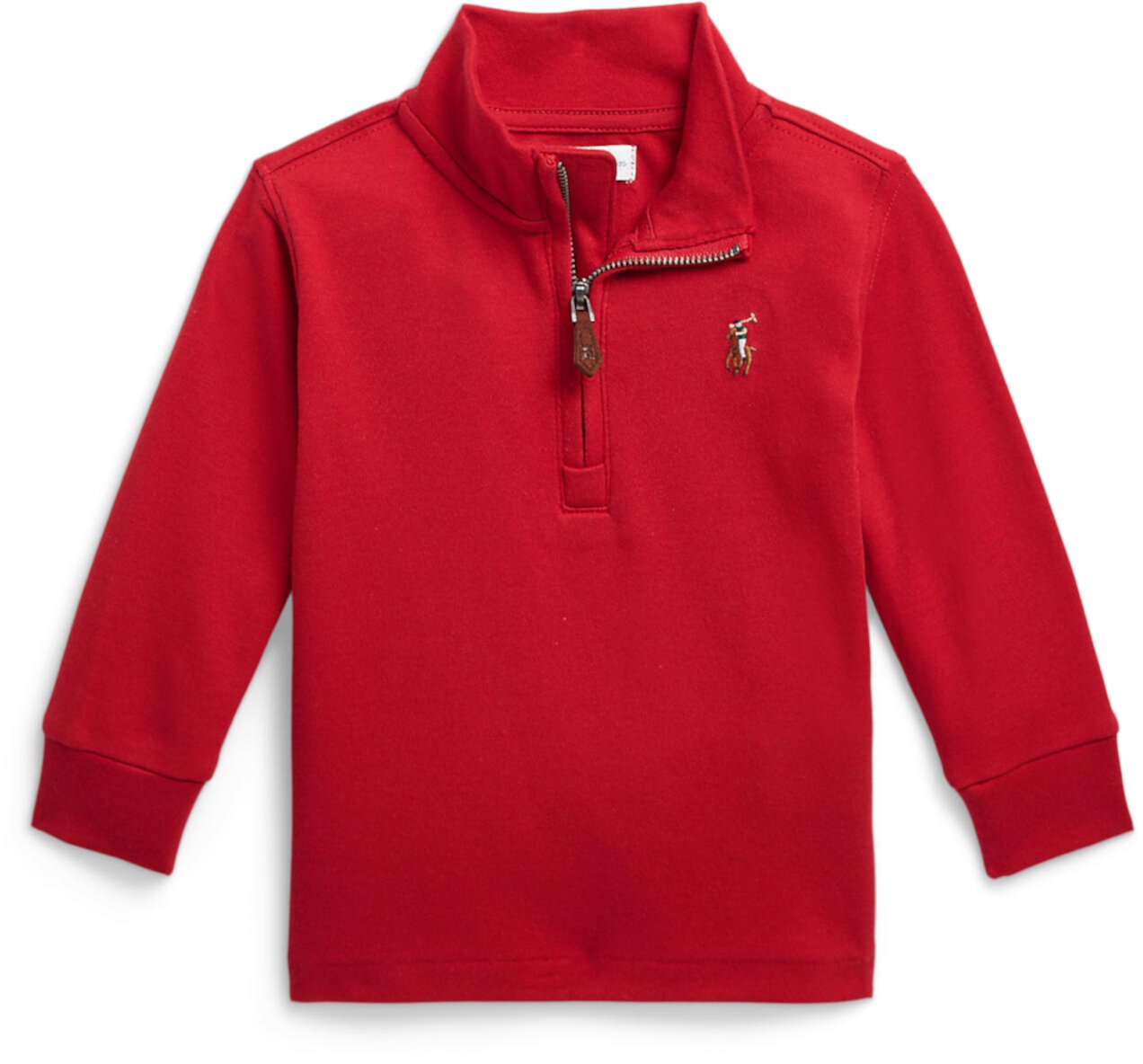 Хлопковый пуловер с молнией 1/4 (для младенцев) Polo Ralph Lauren