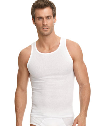 Мужская большая и высокая классическая ребристая футболка без тэгов 2 комплекта Jockey
