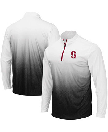 Серая мужская куртка на молнии с логотипом Stanford Cardinal Magic Team Colosseum
