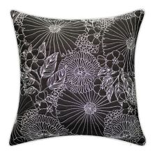 Edie @ Home Fine Line Декоративная подушка для дома с цветочным рисунком и вышивкой Edie at Home