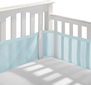 Наматрасник для детской кроватки BreathableBaby Breathable Mesh Liner, классическая 3мм сетка, темно-синий (размер 4FS для 3 или 4 сторон) BreathableBaby