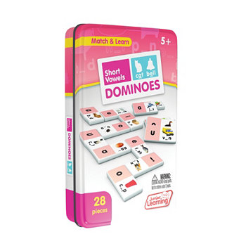Short Vowel Dominoes - обучай обучающая игра Junior Learning