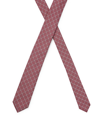 Мужской шелковый жаккардовый галстук ручной работы с узором BOSS