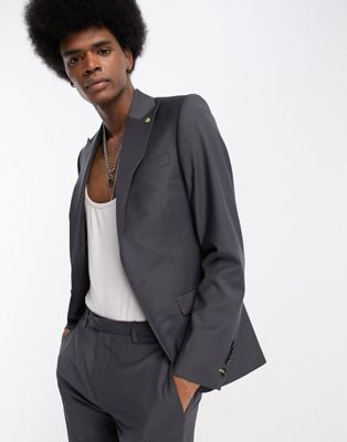 Серый пиджак-бюстгальтер Twisted Tailor Twisted Tailor