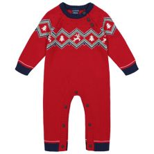 Baby Boy IZOD Holiday Fairisle Sweater Knit Jumpsuit IZOD