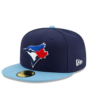 Мужская темно-синяя приталенная шляпа Toronto Blue Jays Alternate 4 Authentic Collection On-Field 59FIFTY New Era