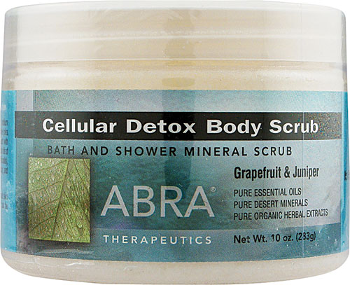 Скраб для тела Abra Therapeutics Cellular Detox Grapefruit &amp; Можжевельник -- 12 унций Abra Therapeutics