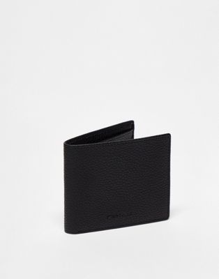 Gianni Feraud heavy grain leather wallet in black Gianni Feraud
