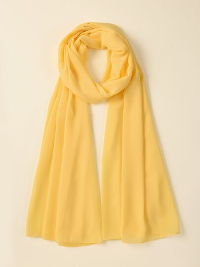Однотонный шарф минималистичный SHEIN