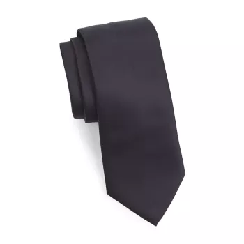 Формальный шелковый атласный галстук Emporio Armani