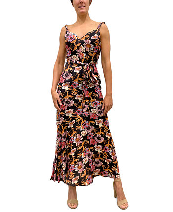 Женское макси-платье с запахом и цветочным принтом Sam Edelman