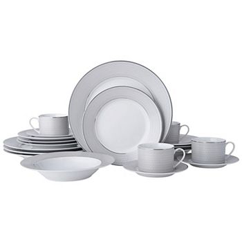 Mikasa Percy Grey 20-Piece Dinnerware Set MIKASA