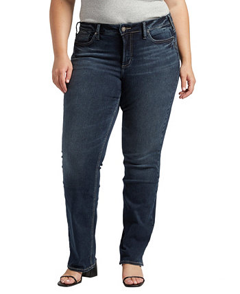 Модные зауженные джинсы большого размера Suki Bootcut, короткие, стандартные и длинные Silver Jeans Co.