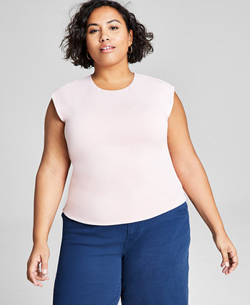 Модная футболка размера «Second Skin Muscle» больших размеров, созданная для Macy's And Now This