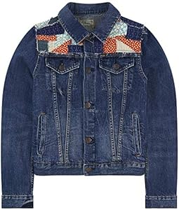 Polo Ralph Lauren Girls Patchwork Shoulders Denim Trucker Jacket (16) Polo Ralph Lauren