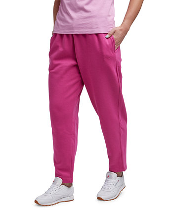 Женские спортивные штаны для бега без застежки из флиса Lux со средней посадкой Reebok