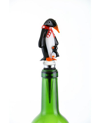 Пробка для бутылочек с пингвином Three Star
