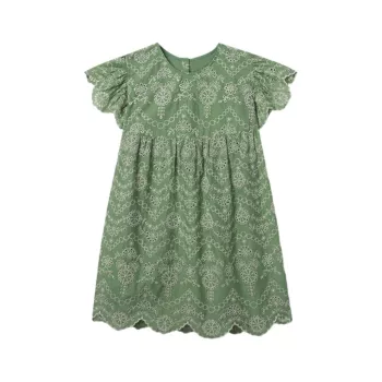 Для маленьких девочек, для маленьких девочек и для маленьких девочек; Хлопковое платье с вышивкой для девочек Georgia Baybala