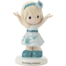Precious Moments Birthday Wishes Blonde Figurine Table Decor Precious Moments