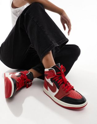 Красно-черные кроссовки Nike Air Jordan 1 Method of Make Jordan
