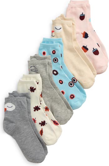 Kids' Assorted 6-Pack Quarter Socks Tucker + Tate