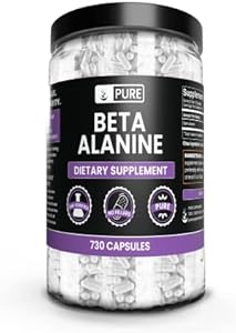 Pure Original Ingredients Beta Alanine, (730 Capsules) Always Pure, No Additives Or Fillers, Lab Verified Pure Organic Ingredients