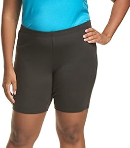 Just My Size Women's Stretch Jersey 9" Bikeshorts Hanes