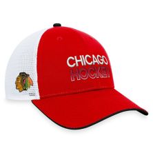 Men's Fanatics Branded  Red Chicago Blackhawks Authentic Pro Rink Trucker Adjustable Hat Fanatics