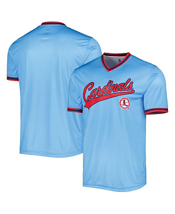 Мужская голубая футболка команды St. Louis Cardinals Cooperstown Collection Stitches