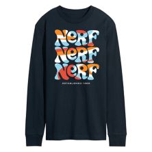 Мужская футболка Nerf с длинными рукавами и рисунком в стиле ретро Nerf