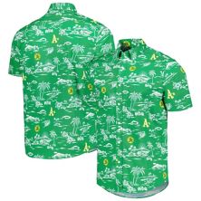 Мужская рубашка на пуговицах Reyn Spooner Green Oakland Athletics Kekai Reyn Spooner