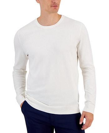 Men's Solid Crewneck Sweater, Created for Macy's Alfani