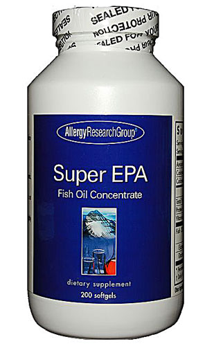 Allergy Research Group Концентрат рыбьего жира Super EPA – 200 мягких капсул Allergy Research Group