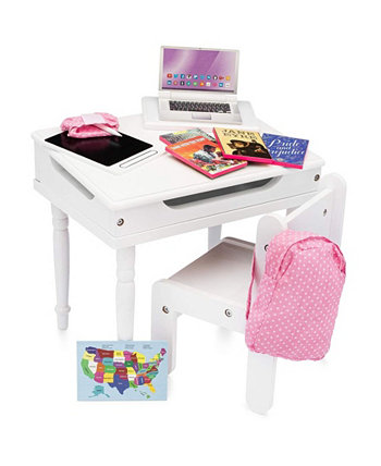 Кукла одинарный стол и стул класс набор Playtime by Eimmie