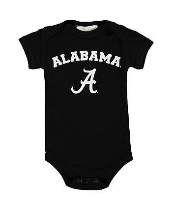 Черный боди с аркой и логотипом Alabama Crimson Tide для мальчиков и девочек для младенцев Two Feet Ahead