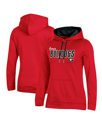 Женский пуловер с капюшоном Red Georgia Bulldogs Team Champion