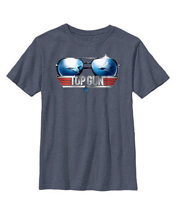 Boy's Top Gun Aviator Sunglasses Logo  Child T-Shirt Paramount