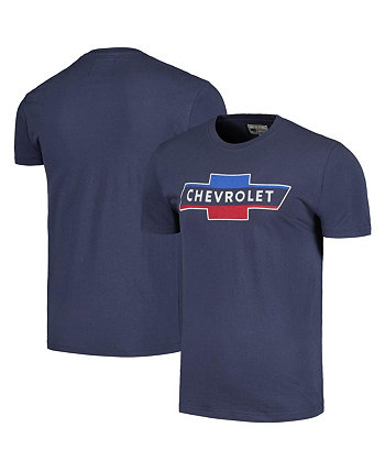 Men's Navy Distressed Chevrolet Brass Tacks T-shirt American Needle