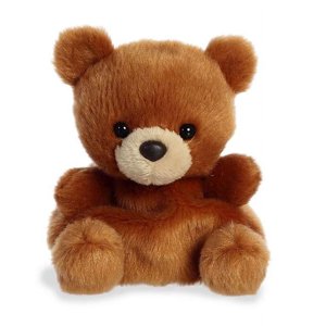 Aurora - Mini Brown Palm Pals - 5" Artie Bear - Adorable Stuffed Animal Aurora