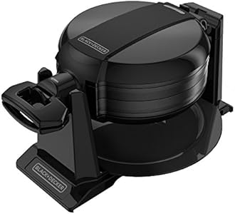 BLACK+DECKER Rotating Waffle Maker, Black, WMD200B Black+Decker