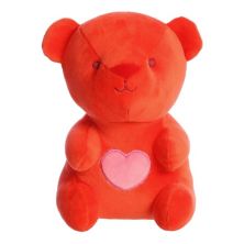 Aurora Small Red Valentine 8&#34; Yummy Heartbear Heartwarming Stuffed Animal Aurora